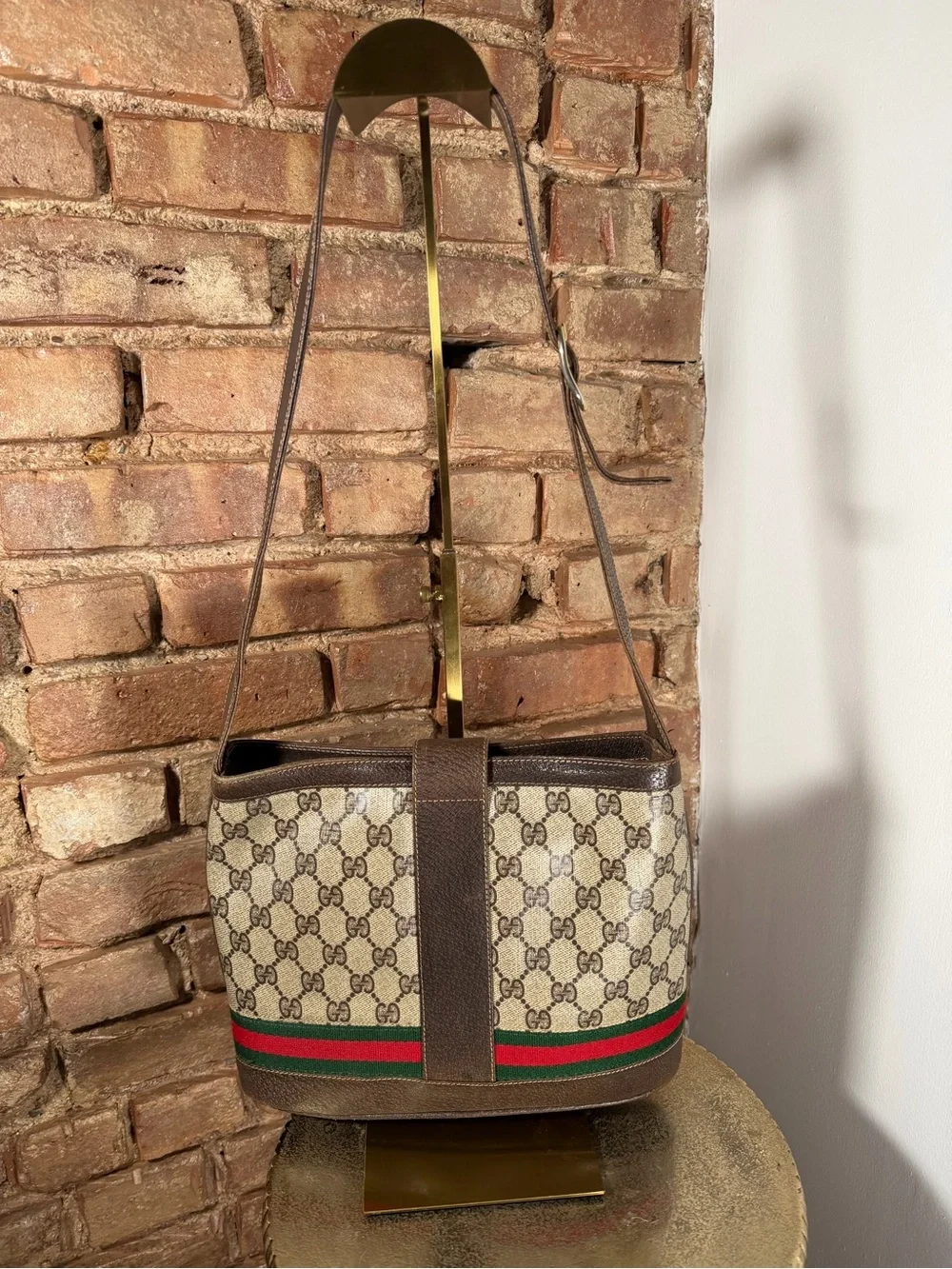 Gucci Ophidia Bucket leather crossbody bag